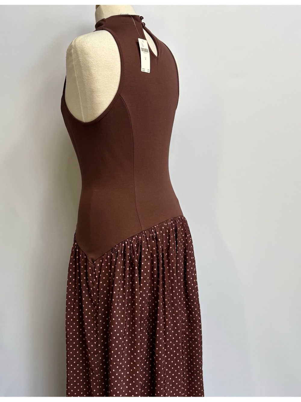 NWT Anthropologie Maeve Mariana Drop-Waist Maxi Dress, M - Picture 11 of 12